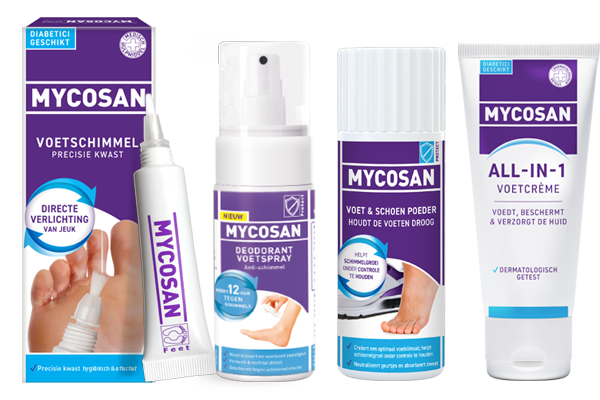 Mycosan Voetschimmel en Mycosan Protect voor optimale beschermning